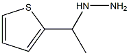 1-(1-(thiophen-2-yl)ethyl)hydrazine Struktur