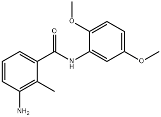 3-amino-N-(2,5-dimethoxyphenyl)-2-methylbenzamide Struktur