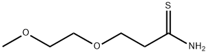 3-(2-methoxyethoxy)propanethioamide Struktur