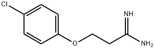 3-(4-chlorophenoxy)propanamidine Struktur