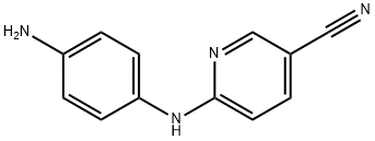 6-[(4-aminophenyl)amino]nicotinonitrile Struktur