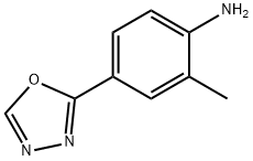 2-methyl-4-(1,3,4-oxadiazol-2-yl)aniline Struktur