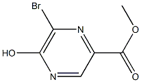 methyl 6-bromo-5-hydroxypyrazine-2-carboxylate Struktur