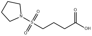 4-(pyrrolidine-1-sulfonyl)butanoic acid Struktur