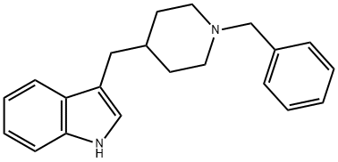 3-(1-Benzylpiperidin-4-yl)-1H-indole Struktur