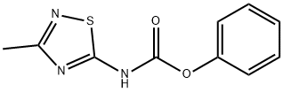 phenyl (3-methyl-1,2,4-thiadiazol-5-yl)carbamate Struktur