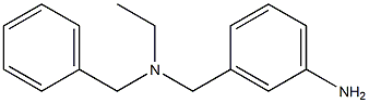 3-{[benzyl(ethyl)amino]methyl}aniline Struktur