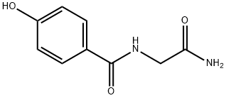 2-[(4-hydroxyphenyl)formamido]acetamide Struktur