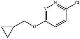 3-chloro-6-(cyclopropylmethoxy)pyridazine Struktur