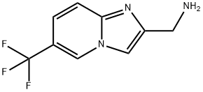 [6-(trifluoromethyl)imidazo[1,2-a]pyridin-2-yl]methanamine Struktur