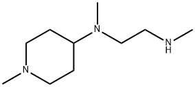 N,1-dimethyl-N-[2-(methylamino)ethyl]piperidin-4-amine Struktur