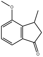 4-methoxy-3-methyl-2,3-dihydro-1H-inden-1-one Struktur