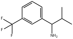 2-methyl-1-[3-(trifluoromethyl)phenyl]propan-1-amine Struktur