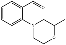 2-(2-methylmorpholin-4-yl)benzaldehyde Struktur