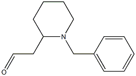 2-(1-benzylpiperidin-2-yl)acetaldehyde Struktur