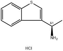 (R)-1-(benzo[b]thiophen-3-yl)ethanamine hydrochloride Struktur