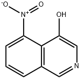 5-nitroisoquinolin-4-ol Struktur