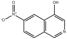 6-nitroisoquinolin-4-ol Struktur