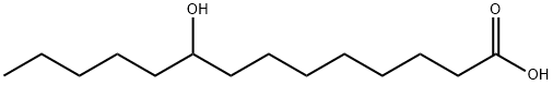 9-Hydroxytetradecanoic acid Struktur