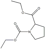 diethyl pyrrolidin-1,2-dicarboxylate Struktur