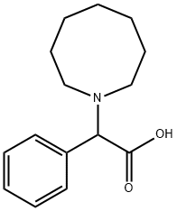 2-(azocan-1-yl)-2-phenylacetic acid Struktur