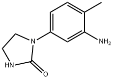 1-(3-amino-4-methylphenyl)imidazolidin-2-one Struktur