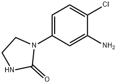 1-(3-amino-4-chlorophenyl)imidazolidin-2-one Struktur