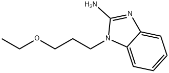 1-(3-ethoxypropyl)-1H-1,3-benzodiazol-2-amine Struktur