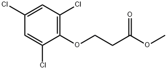 methyl 3-(2,4,6-trichlorophenoxy)propanoate Struktur