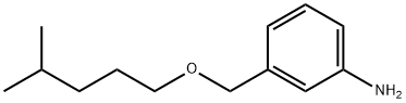 3-{[(4-methylpentyl)oxy]methyl}aniline Struktur