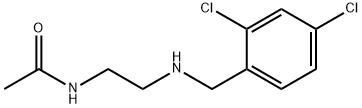 N-(2-{[(2,4-dichlorophenyl)methyl]amino}ethyl)acetamide Struktur