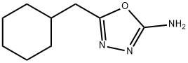 5-(cyclohexylmethyl)-1,3,4-oxadiazol-2-amine Struktur