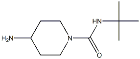 4-amino-N-tert-butylpiperidine-1-carboxamide Struktur