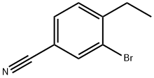 Benzonitrile, 3-bromo-4-ethyl- Struktur