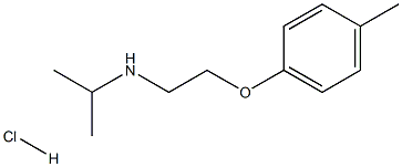 N-[2-(4-methylphenoxy)ethyl]-2-propanamine hydrochloride Struktur