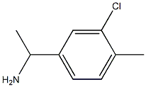 1-(3-CHLORO-4-METHYL-PHENYL)-ETHYLAMINE Struktur