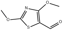 2,4-dimethoxy-1,3-thiazole-5-carbaldehyde Struktur