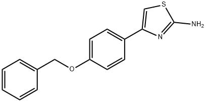 4-[4-(benzyloxy)phenyl]-1,3-thiazol-2-amine Struktur