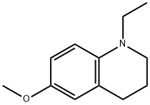 1-Ethyl-6-methoxy-1,2,3,4-tetrahydroquinoline Struktur