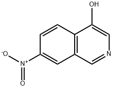 7-nitroisoquinolin-4-ol Struktur