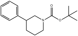 tert-butyl 3-phenylpiperidine-1-carboxylate Struktur