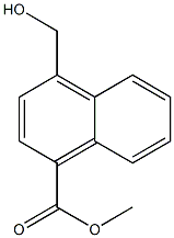 methyl 4-(hydroxymethyl)-1-naphthoate Struktur