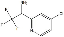 1-(4-CHLOROPYRIDIN-2-YL)-2,2,2-TRIFLUOROETHANAMINE Struktur