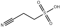 Ethanesulfonic acid, 2-cyano- Struktur