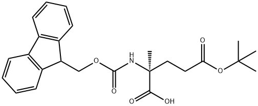 (S)-N-FMOC-A-METHYLGLUTAMIC ACID 5-TERT-BUTYL ESTER Struktur