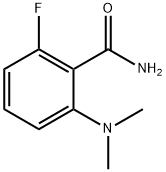 2-(dimethylamino)-6-fluorobenzamide Struktur