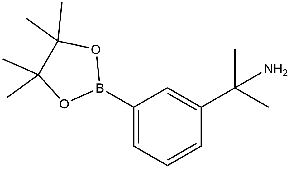 3-(2-Aminopropan-2-yl)phenylboronic acid pinacol ester Struktur