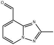 2-METHYL-[1,2,4]TRIAZOLO[1,5-A]PYRIDINE-8-CARBALDEHYDE Struktur