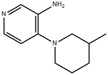 3-AMINO-4-(3-METHYLPIPERIDIN-1-YL)PYRIDINE Struktur