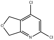 Furo[3,4-b]pyridine, 2,4-dichloro-5,7-dihydro- Struktur